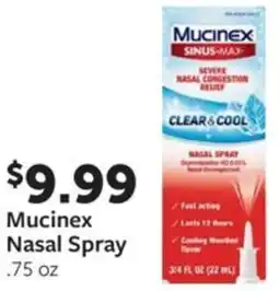 Fareway Mucinex Nasal Spray offer