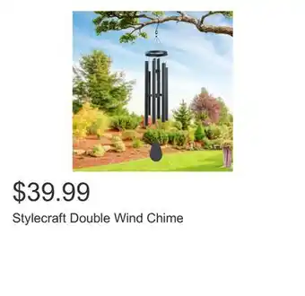 Costco Stylecraft Double Wind Chime offer