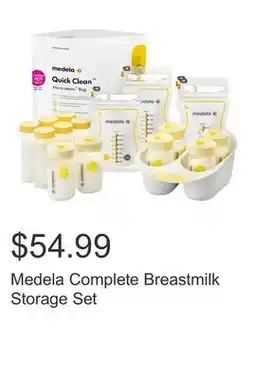 Costco Medela Complete Breastmilk Storage Set offer