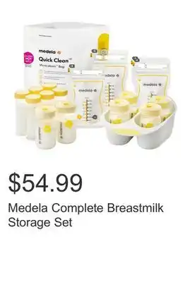 Costco Medela Complete Breastmilk Storage Set offer