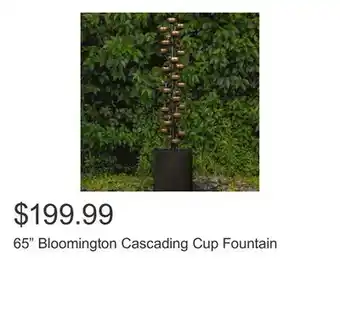 Costco 65 Bloomington Cascading Cup Fountain offer