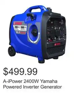 Costco A-iPower 2400W Yamaha Powered Inverter Generator offer