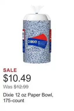 Costco Dixie 12 oz Paper Bowl, 175-count offer