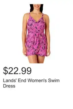 Costco Lands' End Women's Swim Dress offer