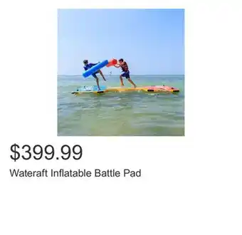 Costco Wateraft Inflatable Battle Pad offer