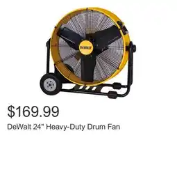 Costco DeWalt 24 Heavy-Duty Drum Fan offer