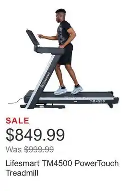Costco Lifesmart TM4500 PowerTouch Treadmill offer