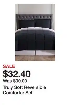 Belk Truly Soft Reversible Comforter Set offer