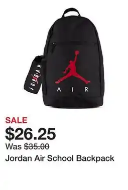 Belk Jordan Air School Backpack offer