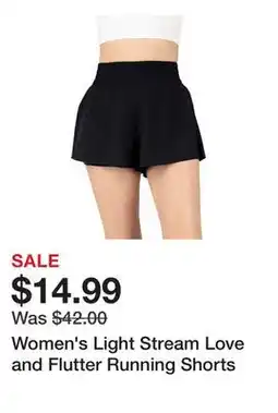 Belk Women's Light Stream Love and Flutter Running Shorts offer