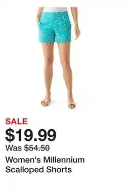 Belk Women's Millennium Scalloped Shorts offer