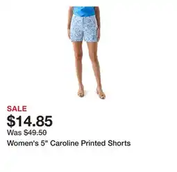 Belk Women's 5 Caroline Printed Shorts offer