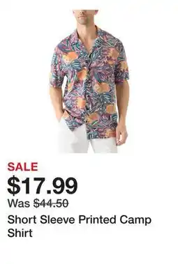 Belk Short Sleeve Printed Camp Shirt offer