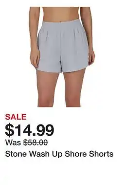 Belk Stone Wash Up Shore Shorts offer