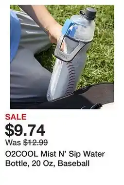 Office Depot O2COOL Mist N' Sip Water Bottle, 20 Oz, Baseball offer