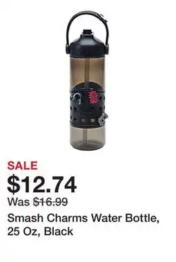 Office Depot Smash Charms Water Bottle, 25 Oz, Black offer