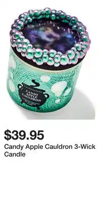 Bath & Body Works Candy Apple Cauldron 3-Wick Candle offer