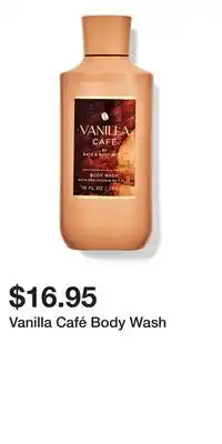 Bath & Body Works Vanilla Café Body Wash offer