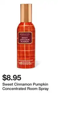 Bath & Body Works Sweet Cinnamon Pumpkin Concentrated Room Spray offer