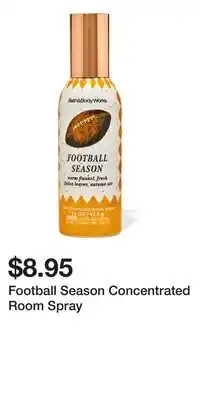 Bath & Body Works Football Season Concentrated Room Spray offer