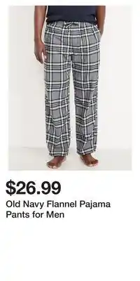 Old Navy Old Navy Flannel Pajama Pants for Men offer