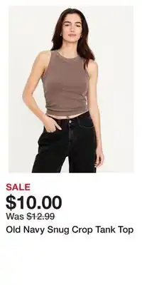Old Navy Old Navy Snug Crop Tank Top offer