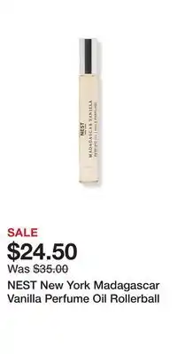 Ulta Beauty NEST New York Madagascar Vanilla Perfume Oil Rollerball offer