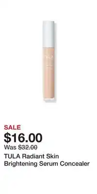 Ulta Beauty TULA Radiant Skin Brightening Serum Concealer offer