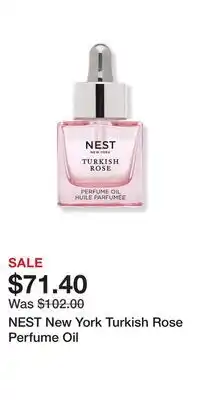 Ulta Beauty NEST New York Turkish Rose Perfume Oil offer