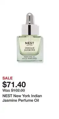 Ulta Beauty NEST New York Indian Jasmine Perfume Oil offer