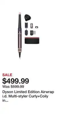 Ulta Beauty Dyson Limited Edition Airwrap i.d. Multi-styler Curly+Coily in Jasper Plum offer