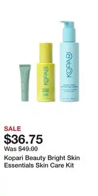 Ulta Beauty Kopari Beauty Bright Skin Essentials Skin Care Kit offer