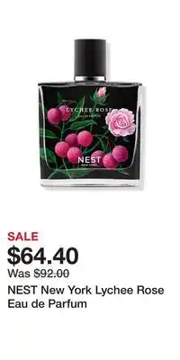 Ulta Beauty NEST New York Lychee Rose Eau de Parfum offer