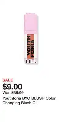 Ulta Beauty Youthforia BYO BLUSH Color Changing Blush Oil offer