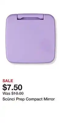 Ulta Beauty Scünci Prep Compact Mirror offer
