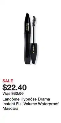 Ulta Beauty Lancôme Hypnôse Drama Instant Full Volume Waterproof Mascara offer