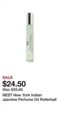 Ulta Beauty NEST New York Indian Jasmine Perfume Oil Rollerball offer