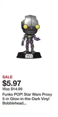 Game Stop Funko POP! Star Wars Proxy 5-in Glow-in-the-Dark Vinyl Bobblehead GameStop Exclusive offer