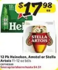 Fresco y Más Heineken and Amstel or Stella Artois offer