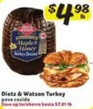Fresco y Más Dietz & Watson Turkey offer