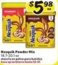 Fresco y Más Nesquik Powder Mix offer