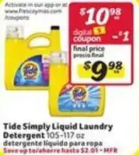Fresco y Más Tide Simply Liquid Laundry Detergent offer