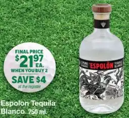 Market Street Espolon Tequila Blanco offer