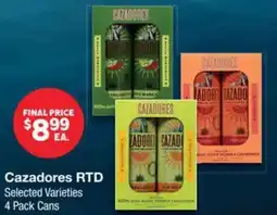 Market Street Cazadores RTD offer