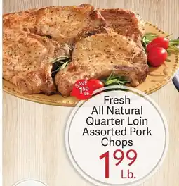 Riesbeck Fresh All Natural Quarter Loin Assorted Pork Chops offer