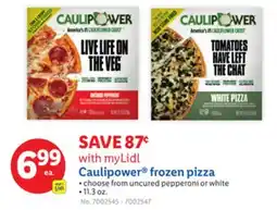 Lidl Caulipower frozen pizza offer