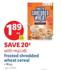 Lidl frosted shredded wheat cereal offer