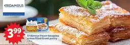 Lidl Eridanous frozen bougatsa crème filled Greek pastry offer