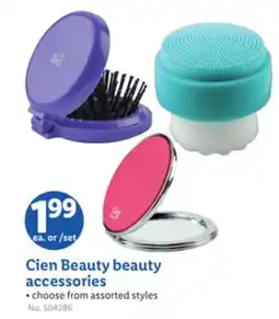 Lidl Cien Beauty beauty accessories offer