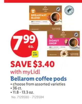 Lidl Bellarom coffee pods offer